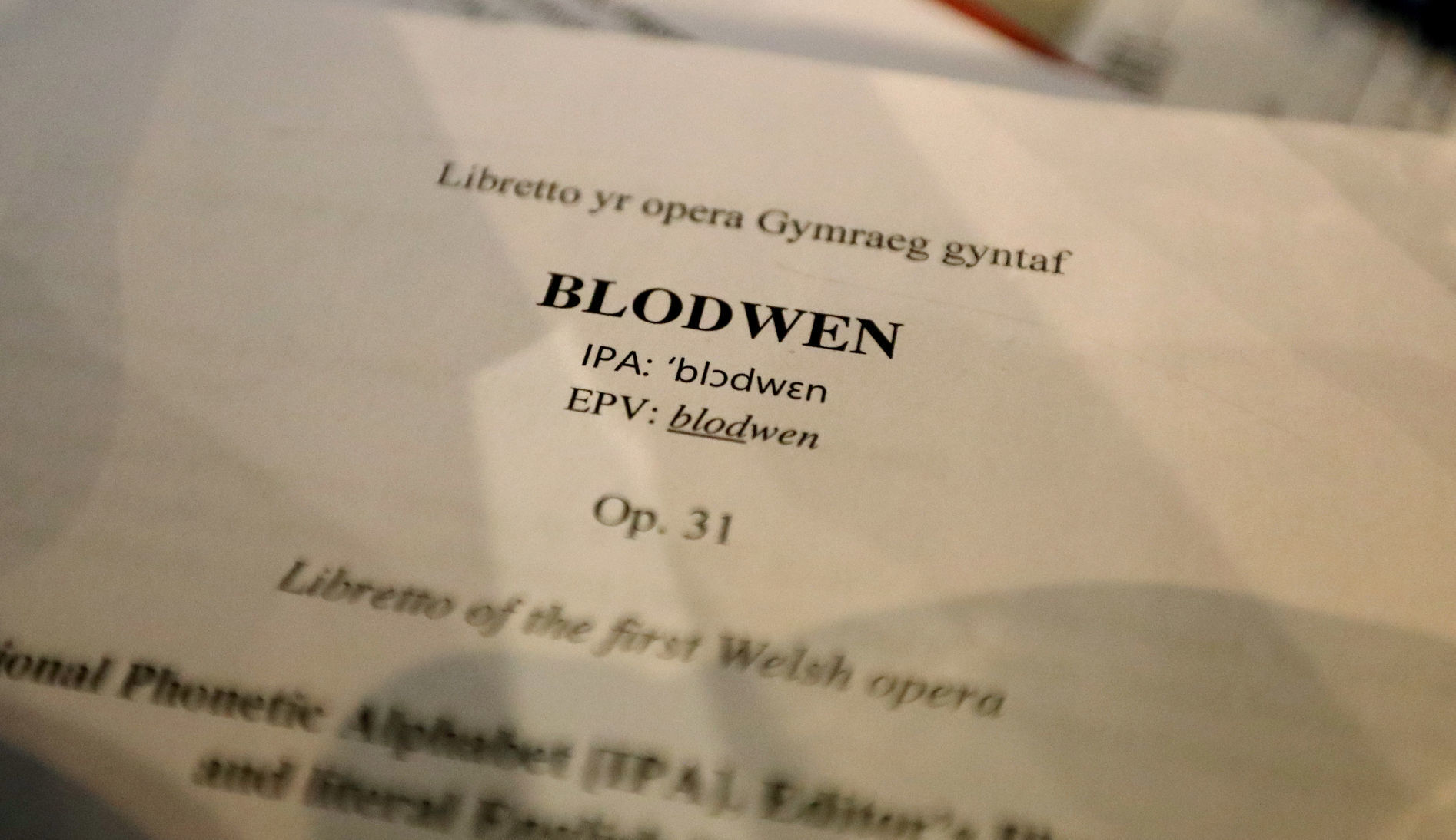 Blodwen at NOVA